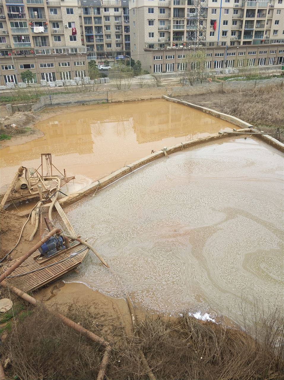 海西直辖沉淀池淤泥清理-厂区废水池淤泥清淤