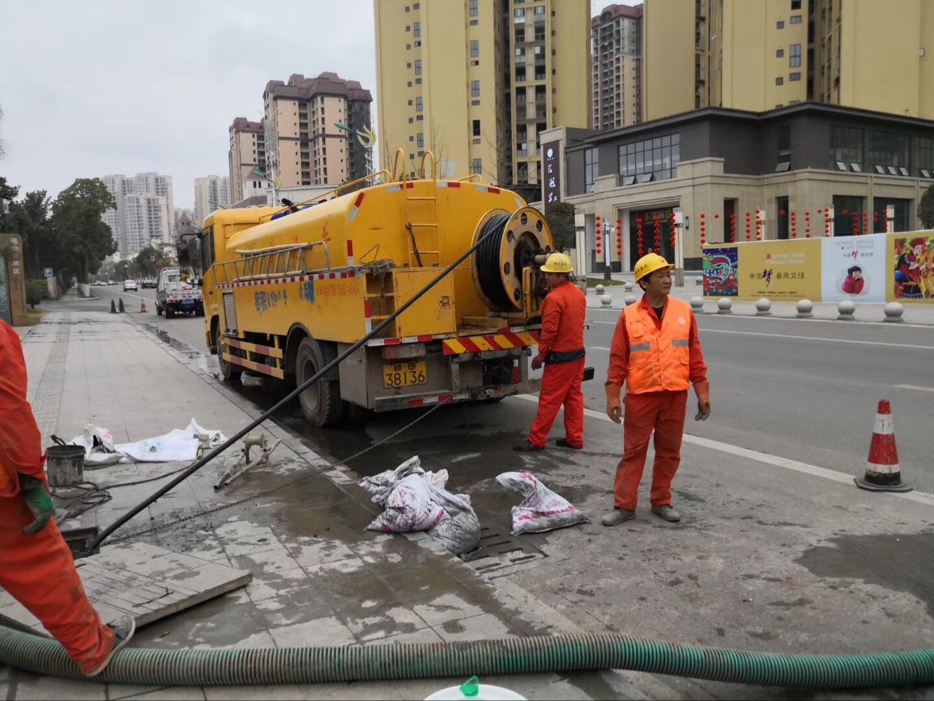 海西直辖排污管道清淤-管道清洗